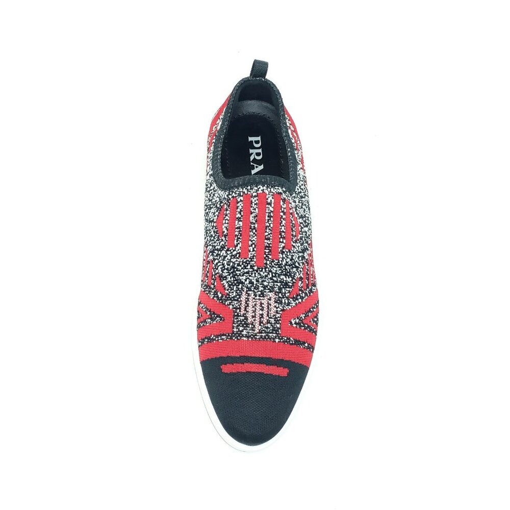 Prada Knit Calzature Donna Sneaker Slip On Multi Color Womens EUR 39/US 9 - Picture 10 of 11